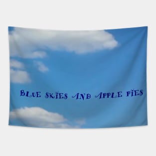 Blue Skies and Apple Pies Tapestry