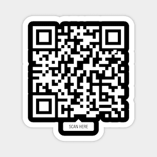 Funny QR code Magnet