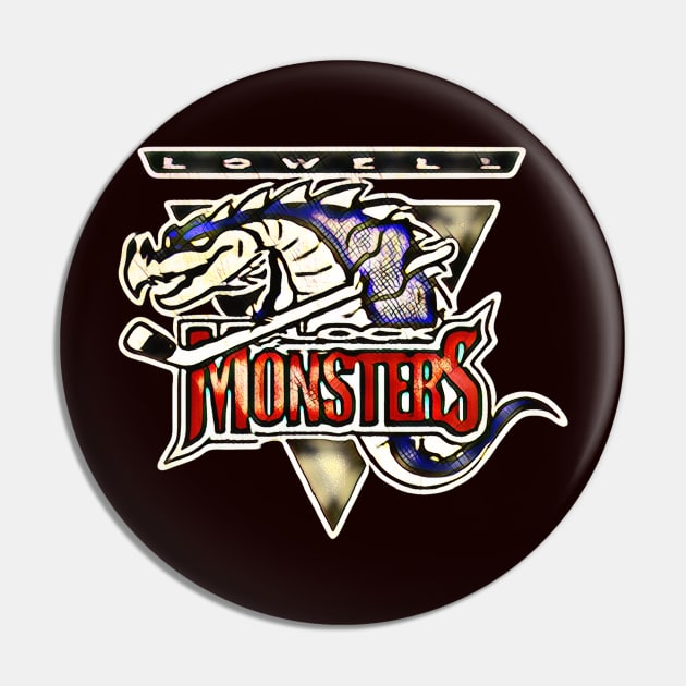 Lowell Lock Monsters Hockey Pin by Kitta’s Shop