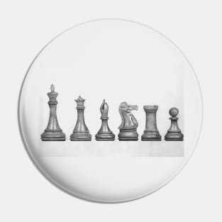 Chess pieces Pin