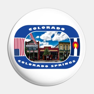 Colorado, Colorado Springs City, USA Pin