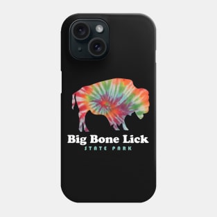 Big Bone Lick State Park Kentucky Bison Tie Dye Fossils Phone Case