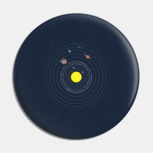 Solar System Pin