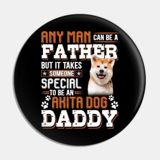 Akita Dog Daddy Pin