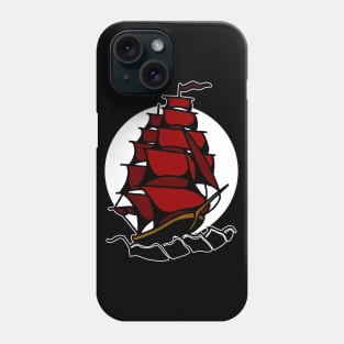 ship tattoo Phone Case