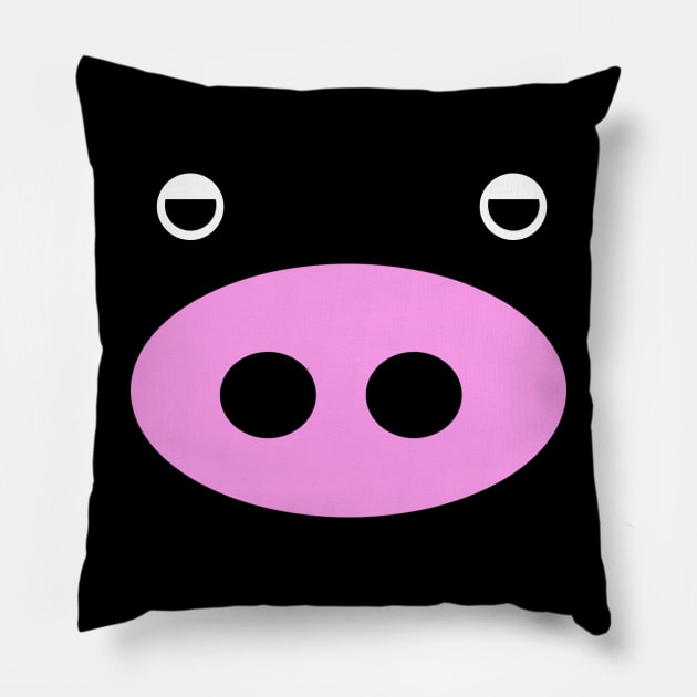 Pig Face Pillow by utmost