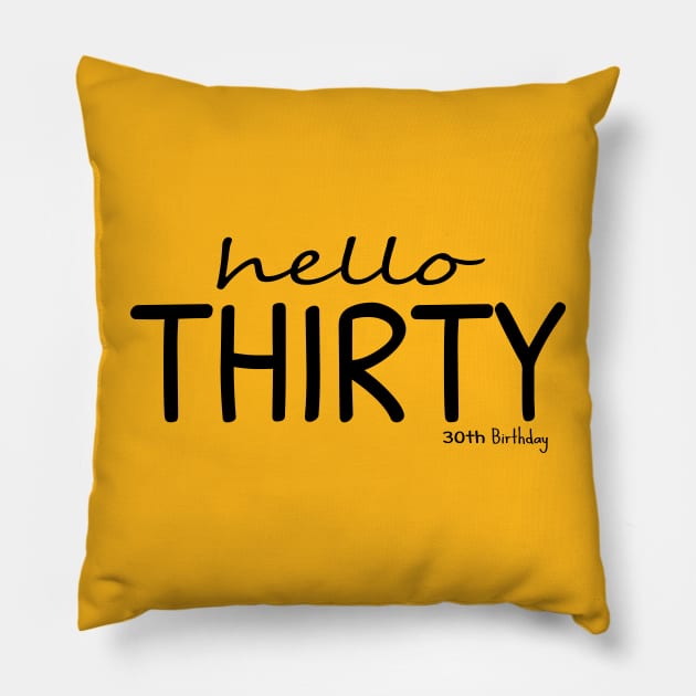 30th birthday Pillow by Circle Project