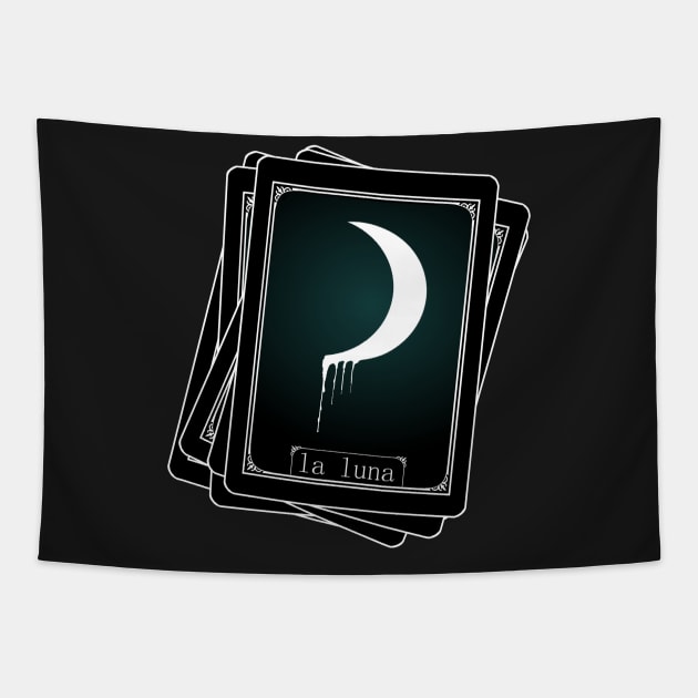 Tarot Card - The Moon Tapestry by Gringoface