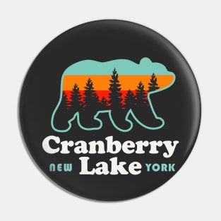 Cranberry Lake New York Hiking Fishing Camping Pin