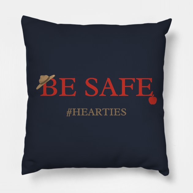 Be Safe / Emerson Plaque Pillow by The Hopeful Heartie