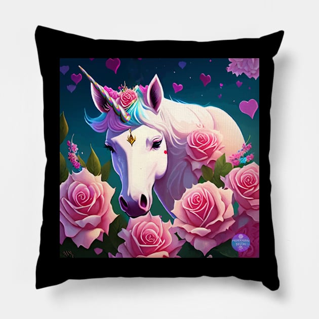 Unicorn Pillow by Morrigan Austin