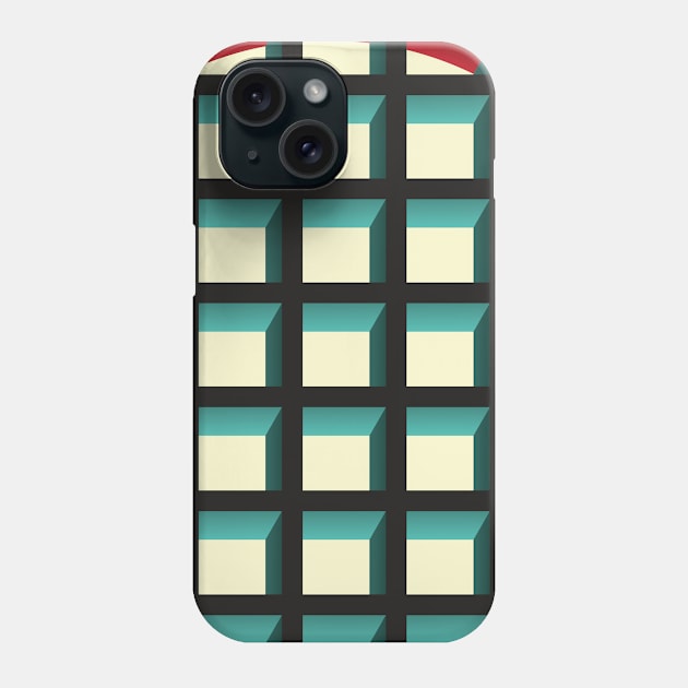 Red Exclusion Phone Case by AtelierNab