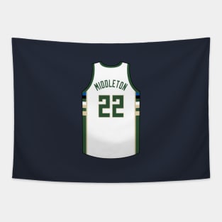 Khris Middleton Milwaukee Jersey Qiangy Tapestry