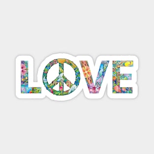 Love & Peace Magnet