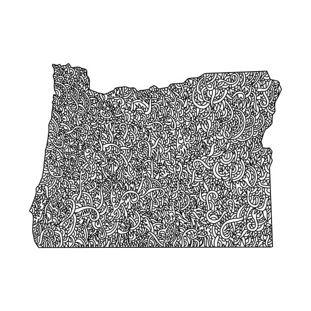 Oregon Map by Naoswestvillage