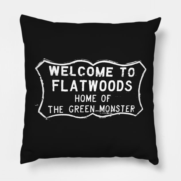 Welcome to Flatwoods Pillow by AWSchmit