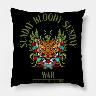 Sunday Bloody Sunday War Pillow