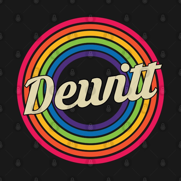 Dewitt - Retro Rainbow Style by MaydenArt