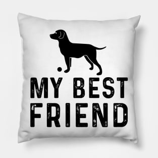 My Best Friend dog Pillow