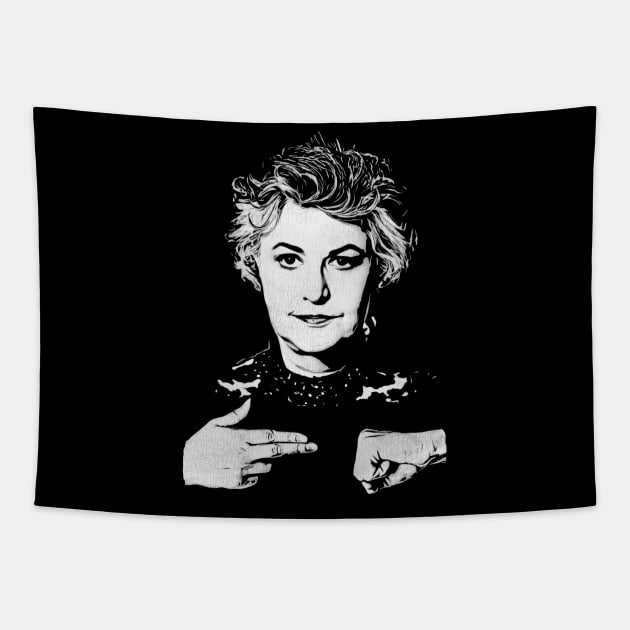 Dorothy Zbornak Run the Jewels /// Bea Arthur Tribute Tapestry by darklordpug