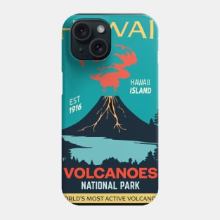 Hawaii Volcanoes National Park Aged Look Phone Case
