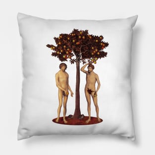 Adam and Steven - Lucas Cranach Pillow