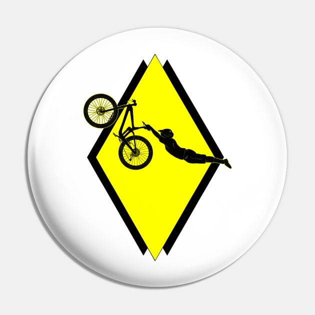 MTB - Epic Slopestyle Bike Jump Vintage Pin by TheWanderingFools