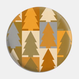 Vintage Christmas Geometry Collection - MCM Holiday Shapes No.015 Pin