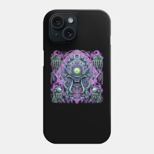 Ethereal Enigmas: Abstract Monsters Phone Case