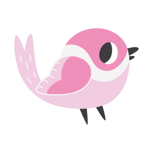 Little Pink Bird 2 by clairestamper