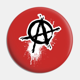 Anarchy -disressed Pin