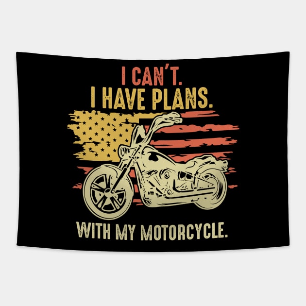 Motorcycle - I can`t Tapestry by MarkoShirt