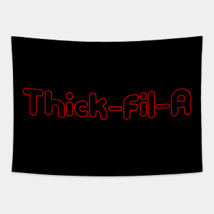Thick-fil-a tee Tapestry
