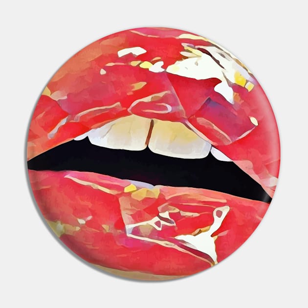 Lips Gloss Pin by Bespired