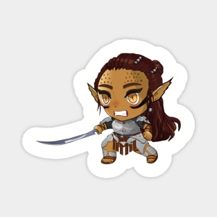 Lae'zel Chibi Baldur's Gate 3 Magnet