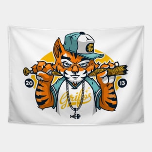 wandering tiger Tapestry