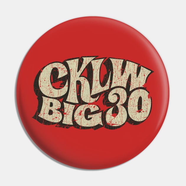 CKLW Big 30 Detroit Pin by JCD666