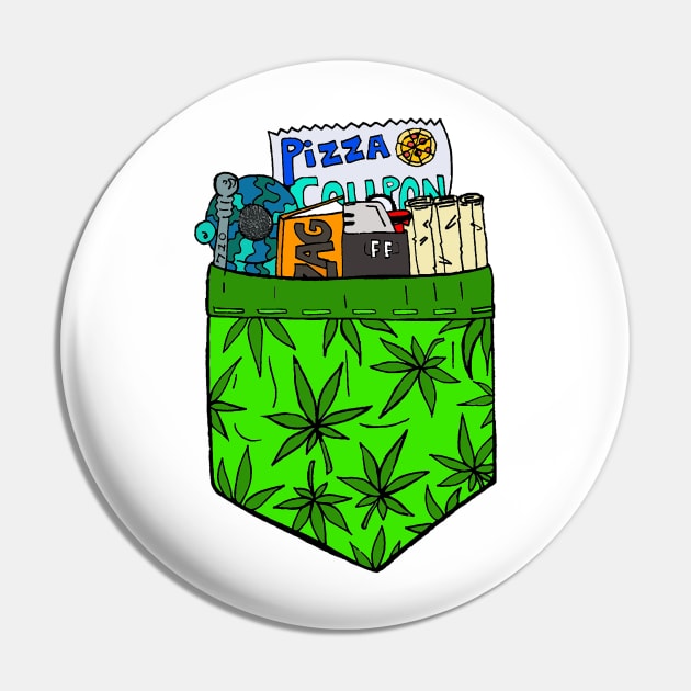 Stoner Pocket Pin by Foggy Fantasy 