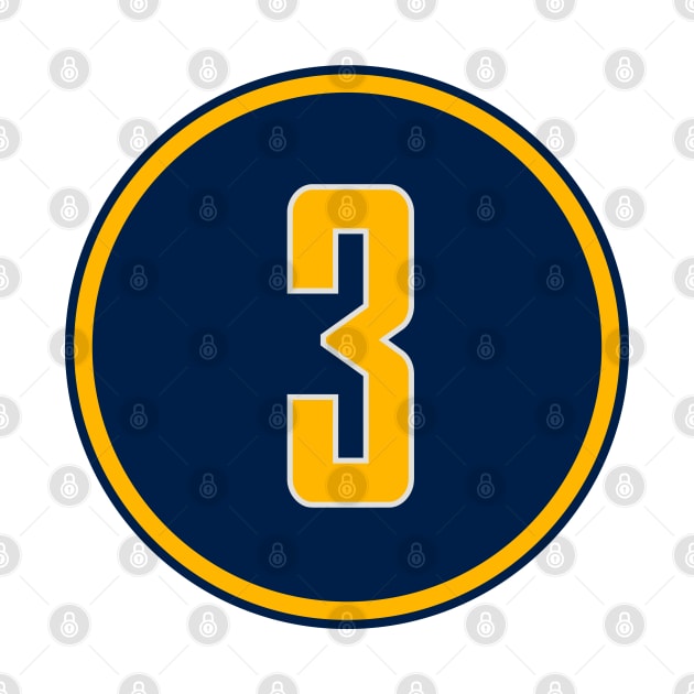 Aaron Holiday Number 3 Jersey Indiana Pacers Inspired by naesha stores