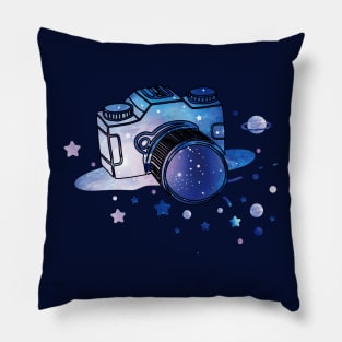 Galaxy dslr camera Pillow