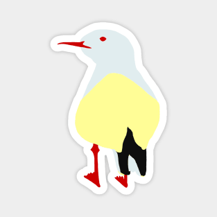 Yellow Seagull Magnet