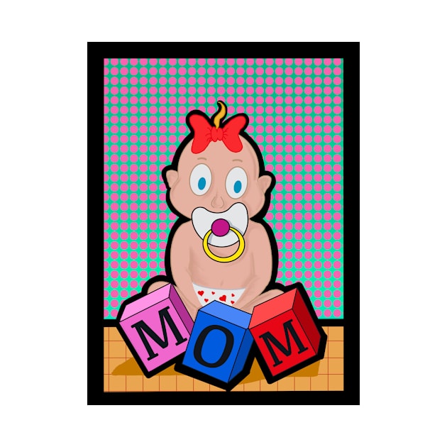 MOM’S BABY DESIGN Coffee Mugs T-Shirts Stickers by CenricoSuchel