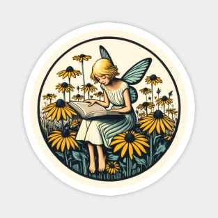 Reading Fairy Magnet