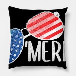 Merica Sunglasses 4th of July Pillow