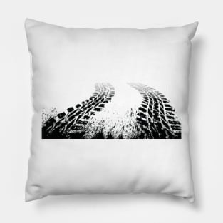 Tire Marks Pillow