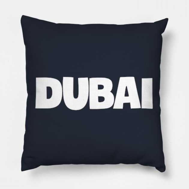 Journey Through Dubai Pillow by coralwire