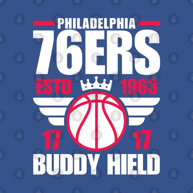 Philadelphia 76ERS Hield 17 Basketball Retro by ArsenBills