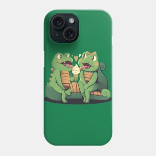 Gecko Love Ice Cream by Tobe Fonseca Phone Case