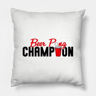Beer Pong Champion Pillow