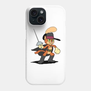 Puss in Boots 1930s rubber hose style Phone Case